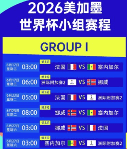 2026世界杯雷速报道