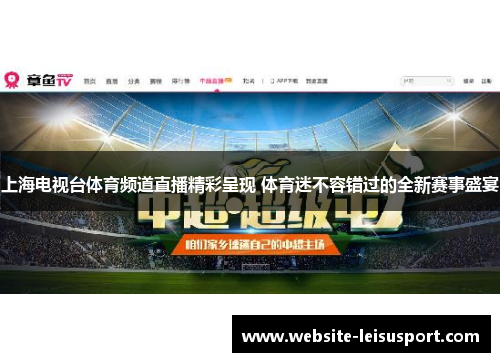 上海电视台体育频道直播精彩呈现 体育迷不容错过的全新赛事盛宴